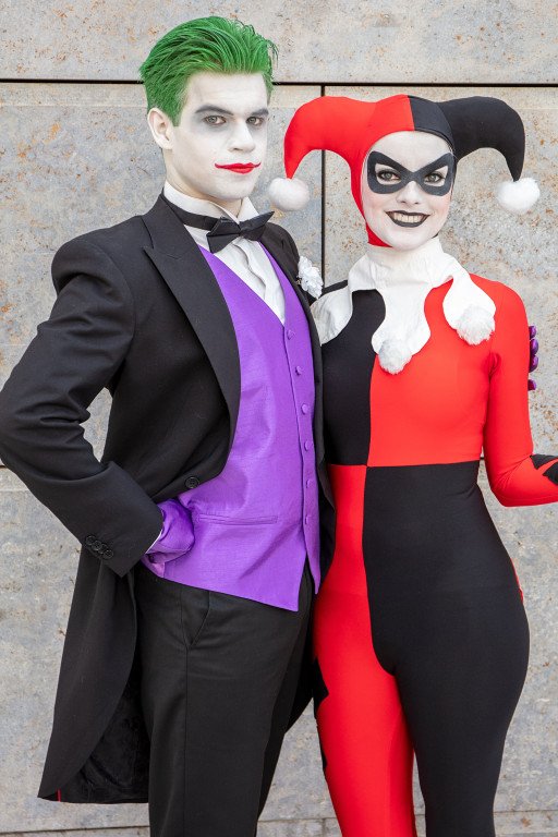 Harley Quinn and Joker costumes